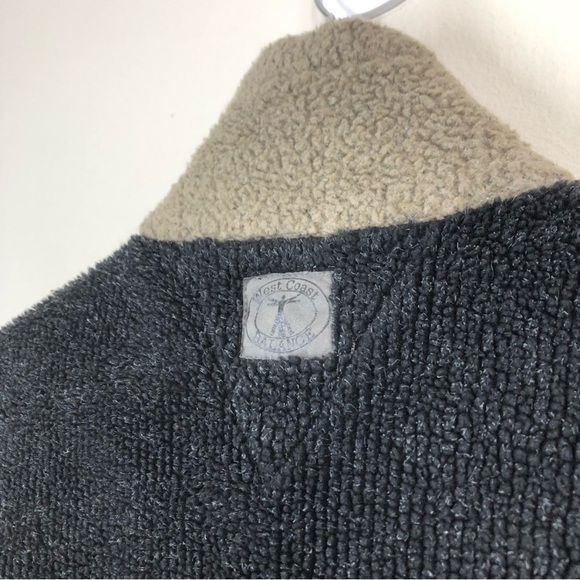 Balance West Coast Black and Tan Full Zip Sleeveless Vest size Small - Picture 6 of 8